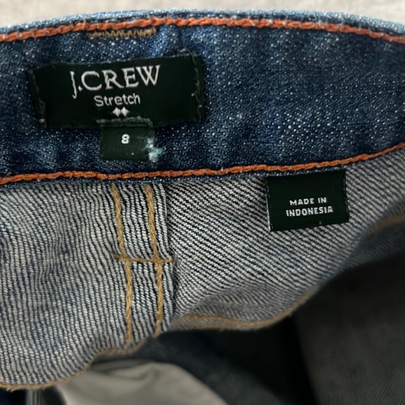 NWOT J crew Stretch Jean Shorts Size 8 - Picture 3 of 4
